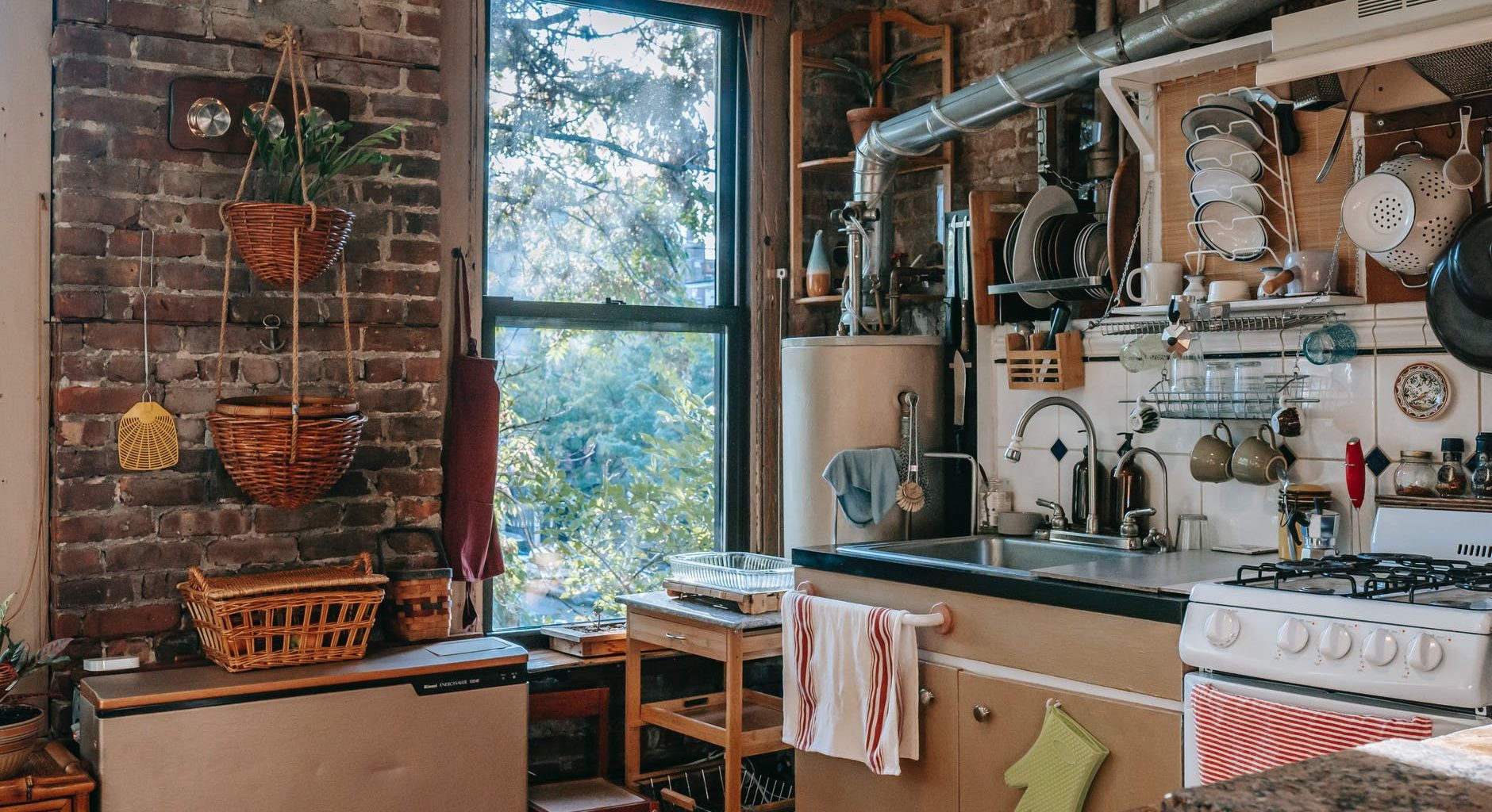 kitchen with window