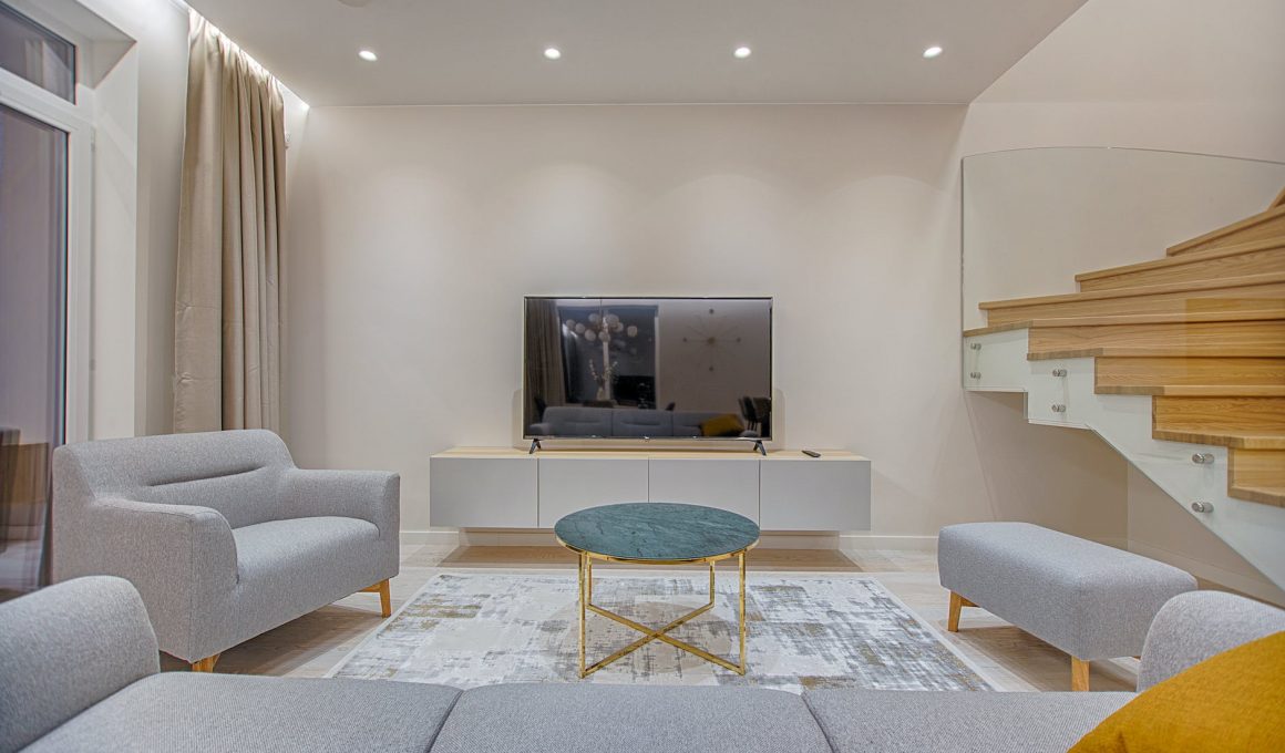 stairs lights inside ceiling